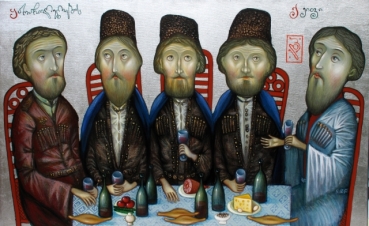 Festmahl  Karachogintsev / Feast of Tbilisi street hawkers (karachogelebi)