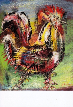 Postkarte "Cock"