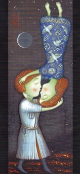 Postcard  "Lovers"