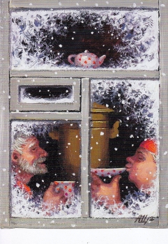 Postkarte "The four seasons. Winter"