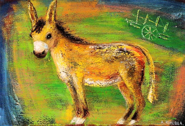 Postcard "Donkey"
